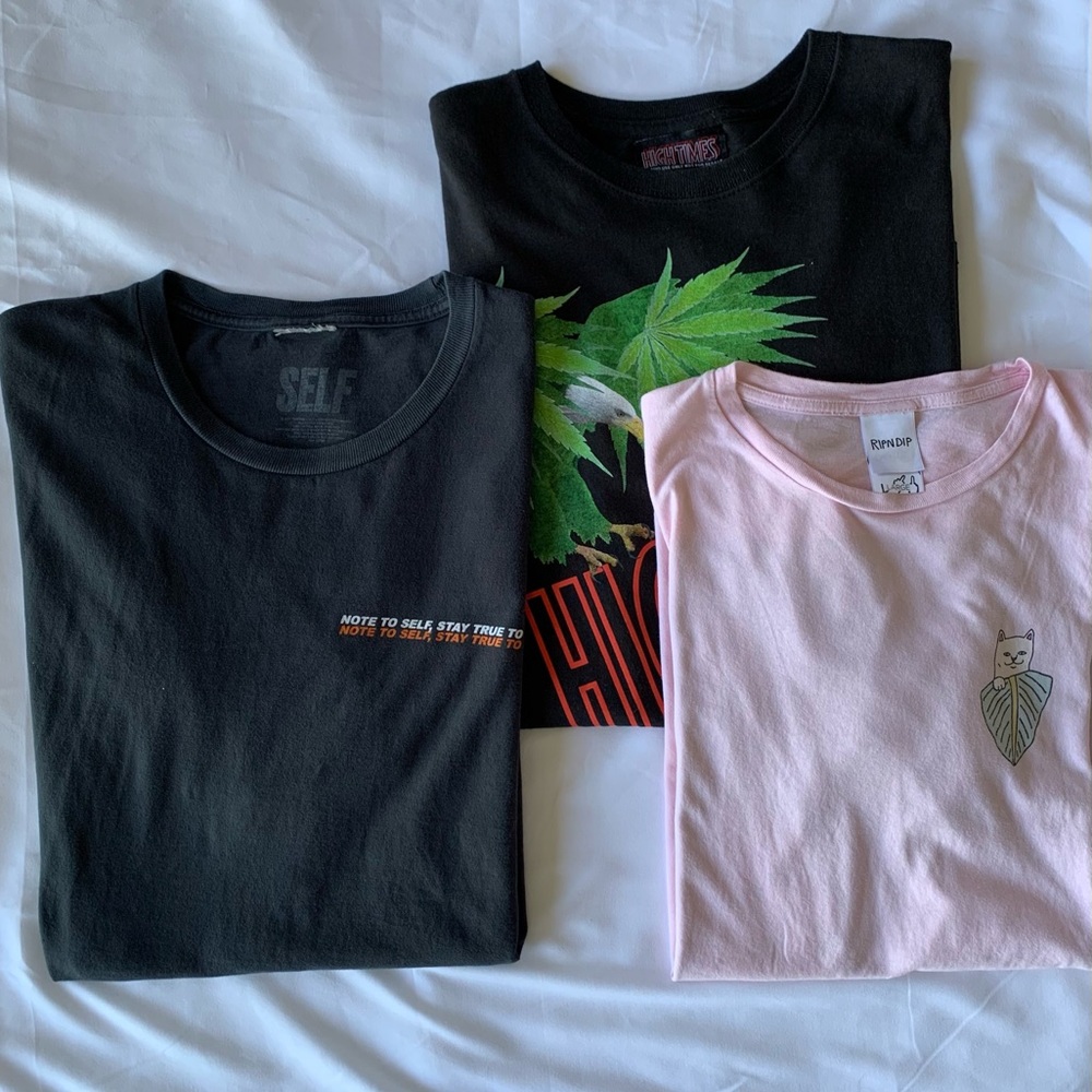 Men’s size Large T-Shirt Bundle CA